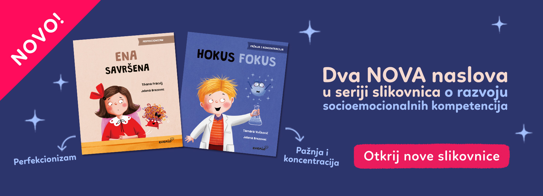 Dva nova naslova u seriji slikovnica o razvoju socioemocionalnih kompetencija